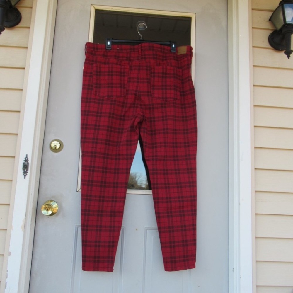 American Eagle next level stretch high rise plaid Jegging Plus size 24 - Picture 13 of 14
